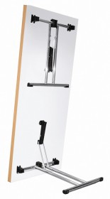 Tavolo pieghevole con gambe cromate  FT 168-25 (160x80cm)