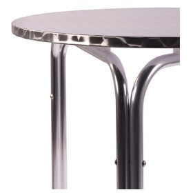 Tavolo da bar impilabile in alluminio IRENA D70