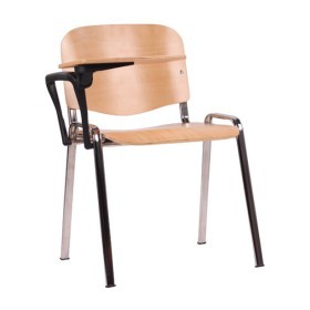 Tavoletta scrittoio in legno per sedia ISO