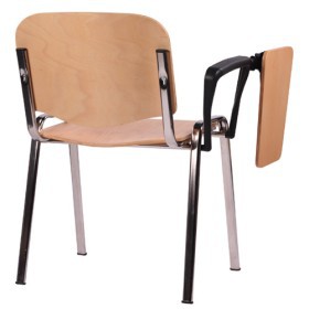 Tavoletta scrittoio in legno per sedia ISO