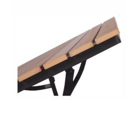 Tavolo da esterno pieghevole listellare SENJA PVC 88 (80x80 cm)