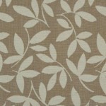 Tessuto con foglie beige