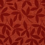 Tessuto con foglie mattone