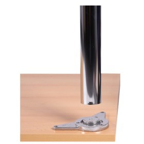 Tavolo pieghevole MEC 43 fusto cromato