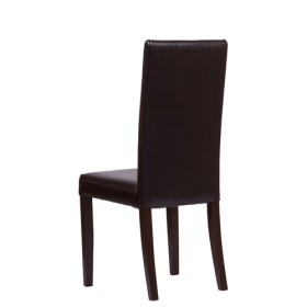 Sedia vintage imbottita RELA marrone