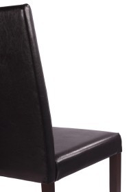 Sedia vintage imbottita RELA marrone