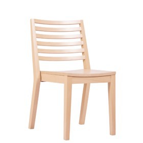 Sedia in legno moderna ed impilabile LUISA ST 