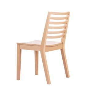 Sedia in legno moderna ed impilabile LUISA ST 