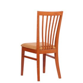 Sedia di legno con sedile imbottito LORIS P