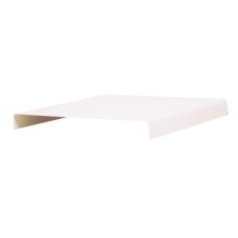 Ripiano per pouf in acciaio verniciato bianco TRAY 