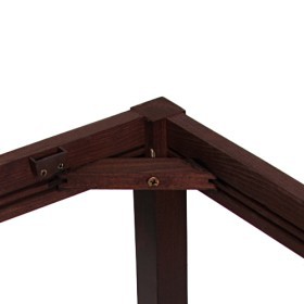 Tavolo in legno massello e piano impiallacciato BELLUNO 66 (60x60cm)