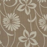 Stoffa con fiori beige