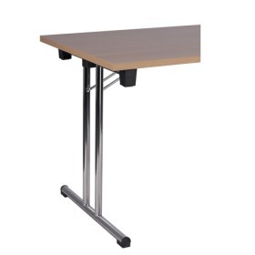 Tavolo pieghevole con gambe cromate  FT 168-25 (160x80cm)