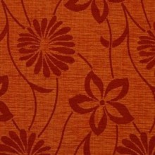 Stoffa con fiori SFBBZ993 mattone
