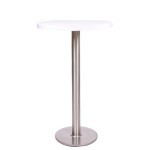 Piano in MDF decorativo da 44 mm, ø 70 cm bianco