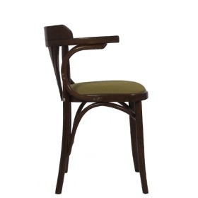 Sedia Thonet in legno curvato con sedile imbottito CLASSICO S44P