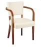 Sedia imbottita con braccioli ROBERT