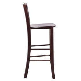 Sgabello alto in legno massello RICARDO