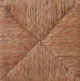 Sgabello rustico con sedile in paglia RICARDO RS