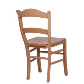 Sedia rustica in legno per gastronomia MARO