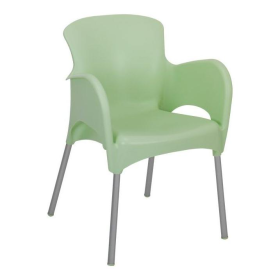 Sedia TIES gambe Alluminio