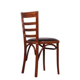 Sedia massello e legno curvato MASON P