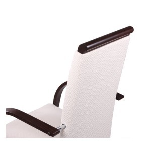 Sedia imbottita con braccioli LINDA AL