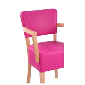 Sedia imbottita con braccioli TILO AE