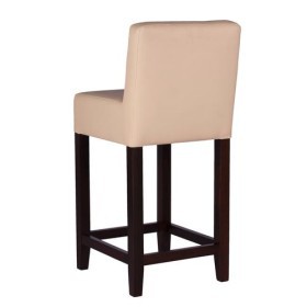 Sgabello basso in legno FABIO RL completamente imbottito