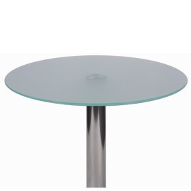 Tavolino bar e pub con piano cristallo APALO