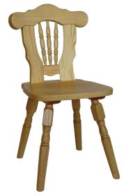 Sedia rustica in abete massello TIROL