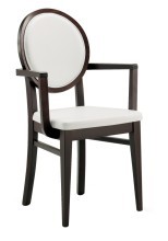 Sedia medaglione con braccioli ALESSIA AL