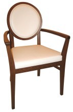 Sedia medaglione con braccioli ALESSIA XL