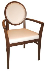 Sedia medaglione con braccioli ALESSIA XL