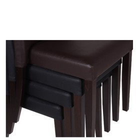 Sedia imbottita RELA ST impilabile