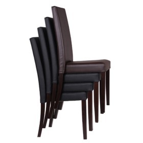 Sedia imbottita RELA ST impilabile