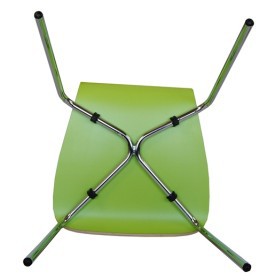 Sedia impilabile moderna con scocca in legno JULIA HPL