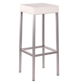 Sgabello alto in metallo NELA