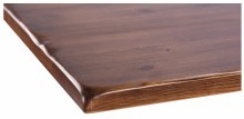 Piano tavolo in legno massello vintage  - spessore 40 mm