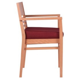 Sedia di legno LAURIN P AL impilabile