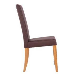 Sedia imbottita RELA DS con cuciture decorative