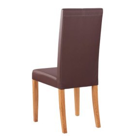 Sedia imbottita RELA DS con cuciture decorative