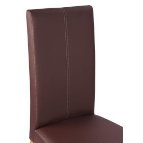 Sedia imbottita RELA DS con cuciture decorative