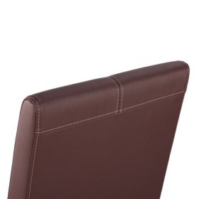 Sedia imbottita RELA DS con cuciture decorative