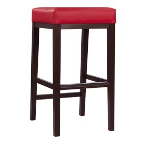 Sgabello alto in legno imbottito MODERA H