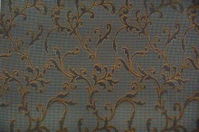 Stoffa con germogli SFP5002 blu scuro