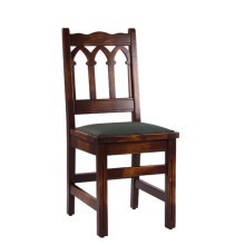 Sedia in stile gotico  GOTHIC in massello e imbottitura anticata