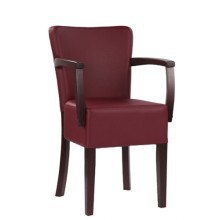 Sedia imbottita con braccioli TANJA AE