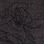 Stoffa con rose grigiofumo