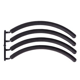 Sgabello bar alto H65 cm con schienale TETI Bianco set 2 pezzi | Leroy